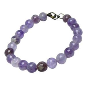 Avika Amethyst beads bracelet with hookh