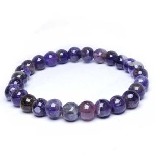 Avika Amethyst 6 MM Bead Bracelet (Pack of 1Pc)