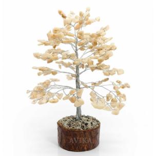 Avika Handcrafted Peach Moonstone Gem Tree
