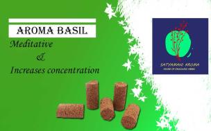 Avika 100% natural cow dung Dhoop Batti with Basil Leaves