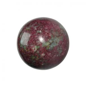 Avika Natural Ruby Kyanite Gemstone Sphere/Balls