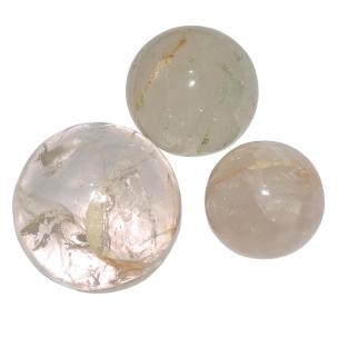 Avika Natural Phantom Quartz Gemstone Sphere/Balls