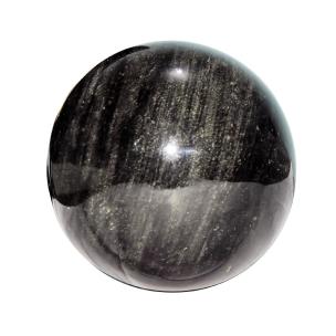 Avika Natural Golden Sheen Obsidian Sphere/Balls