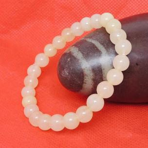 Avika Natural Energized Orange Calcite Bead Bracelet for Improve Immune System For Man & Women
