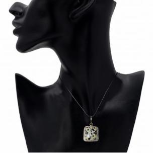 Avika Natural Dalmatian Jasper Pendant II