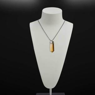 Avika Natural Yellow Jasper Energy Point Pendant for Creativity