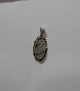 Avika Natural Tourmalated Quartz Pendant Art-2