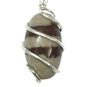 Avika Natural Energized Narmedeshwar Lingam Wrapped Pendant