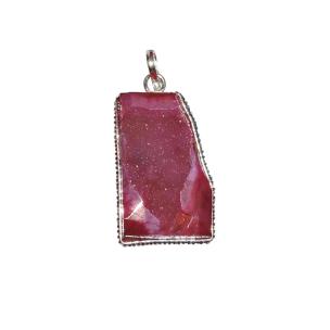Avika Natural Druzy Stone Pendant Art 1