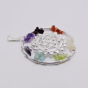 Avika Anahanta Chakra with Seven Chakra Pendant 45 mm