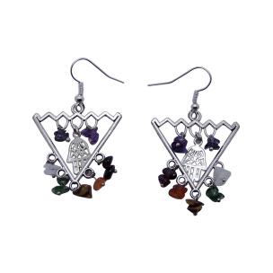 Avika Blessed Crystal Cone Earing