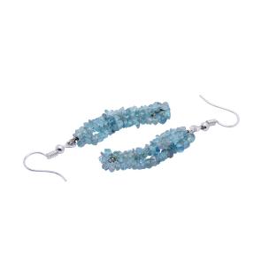 Avika Green Aventurine Crystal Chip Cluster Earing