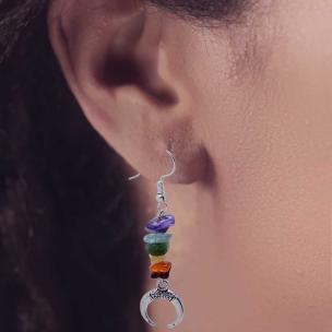 Avika  Multi Crystal Chip Kada Earing