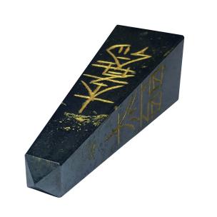 Avika Natural Energized Hematite Reiki Symbol Healing Obelisk 85 mm