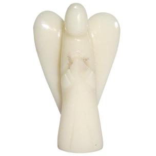 Avika Natural White Agate (big) Angel