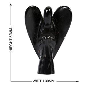 Avika Natural Black Obsidian(big) Angel