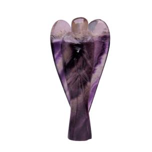 Avika Natural Energized Purple Fluorite Angel 3