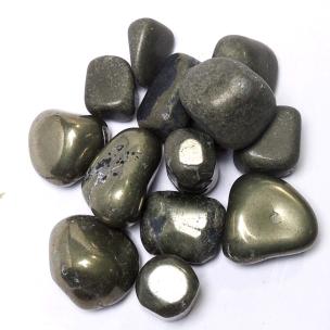 Avika Natural Pyrite Tumble stone