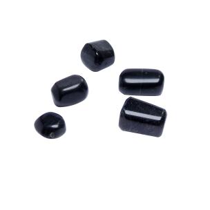 Avika Natural Rainbow Black Obsidian Tumble stone