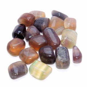 Avika Natural Fluorite Tumble stone