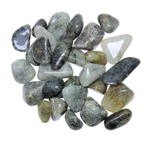 Avika Natural Green Tourmaline Quartz Tumble stone