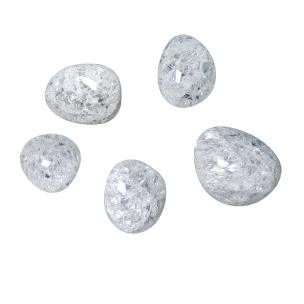Avika Natural Energized Cracked Quartz Tumble Stone
