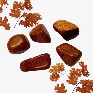 Avika Natural Energized Gold Sunstone Tumble