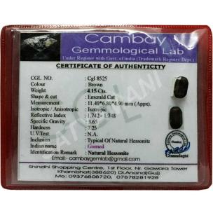 Avika Certified Natural Hassonite /Gomed Gemstone