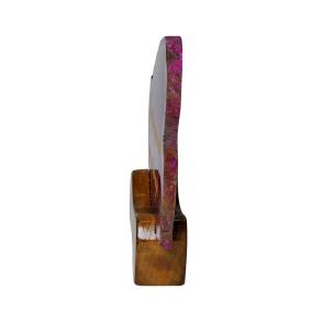 Avika Decorative Natural Agate Plate 4.5 Inch 