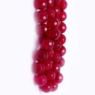 Avika Heat Processed Faceted Ruby Beads 8 mm (Set of 05 pc.)