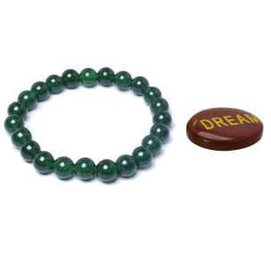 Avika Goal Achiever Energized Jade Bracelet with Multi Crystal Dream Cabochon