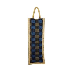 Alokik (Red and Beige) Bottle Jute Bags for Water Bottle (pack pf 2 pcs.)