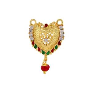 Avika  Gold Plated V Shape Tanmaniya Art 8