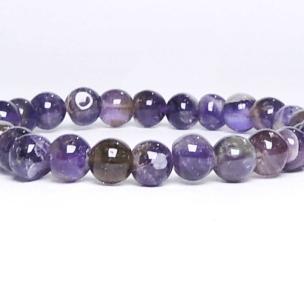 Avika Amethyst 6 MM Bead Bracelet (Pack of 1Pc)