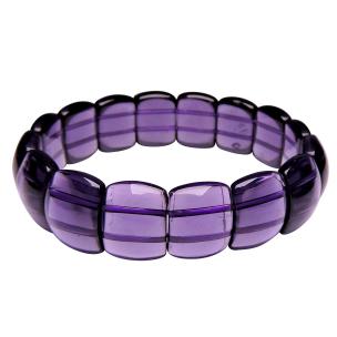 Avika Amethyst Broad Cabochon Bracelet (Pack of 1Pc)