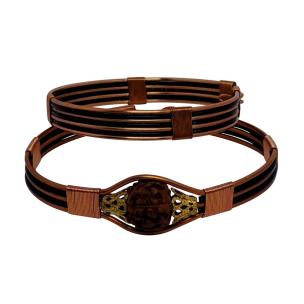 Avika Asthdatu Bracelet with Rudraksha for Husband and wife for Wealth & Prosperity
