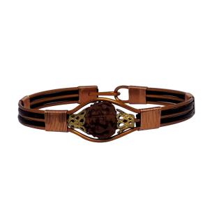 Avika Asthdatu Bracelet with Rudraksha for Wealth & Prosperity Size 3
