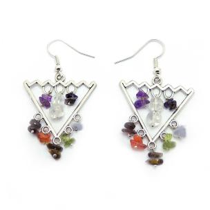 Avika Bead Crystal Cone Earing