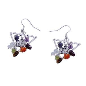 Avika Butterfly Crystal Cone Earing