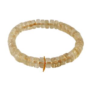 Avika Citrine Roundelle Bracelet (Medium) (Pack of 1Pc)