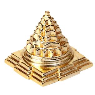 Avika Copper Gold Plated Metal Shree Yantra