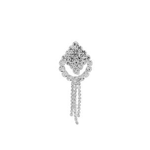 Avika Cute Leaf with Semi-Precious Cubic Zirconia Brooch (Pack of 2)