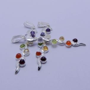 Avika Designer Base Kundilini Seven Chakra Pendant