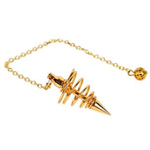 Avika Golden Spiral Metallic Pendulum