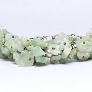 Avika Green Aventurine Chip Cluster Bracelet (Pack of 1Pc)