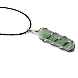 Avika Green Aventurine Double Point Pendant