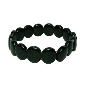 Avika Green Goldstone Oval Bracelet (Pack of 1Pc)