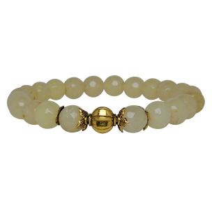 Avika Heat Processed Calcite 8 mm Bead Bracelet Designer 2