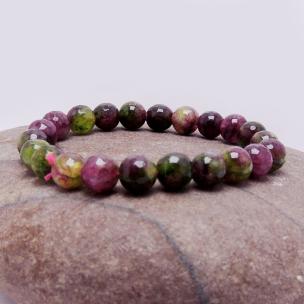 Avika Heat Processed Multi Tourmaline 8 mm Bead Bracelet Designer 1 Color: Multi color, For Unisex