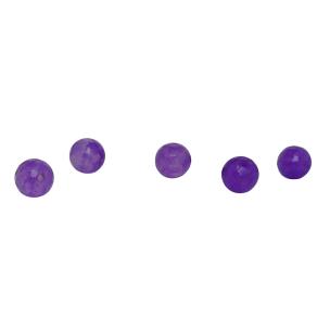 Avika Heat Processed Faceted Purpurite  Beads 8 mm